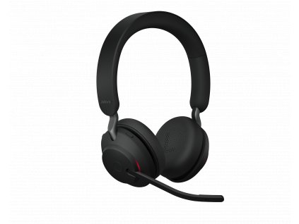 Jabra Evolve2 65, Stereo, USB-A, Bluetooth, Microsoft certifikace, černá (26599-999-999)