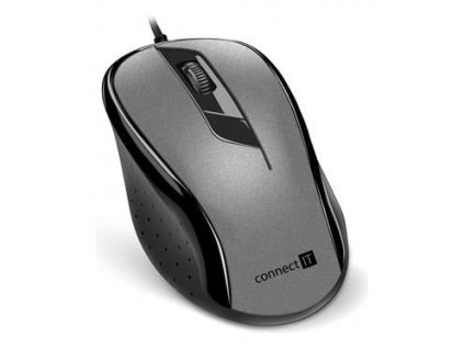 Connect IT CMO-1200-GY myš optická, USB, šedá (CMO-1200-GY)