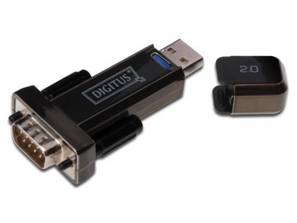 Digitus převodník USB 2.0 na sériový port, RS232, DSUB 9M (DA-70156)