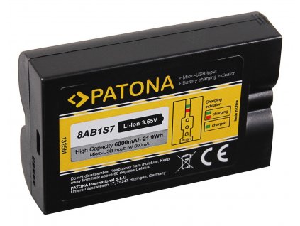 Patona baterie Ring 6000mAh/3,65V Li-lon pro chytré zvonky a kamery 8AB1S7 (PT1325)