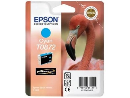 Epson T0872 Cyan Ultra Gloss High-Gloss 2 pro Stylus Photo R1900 - originální (C13T08724010)