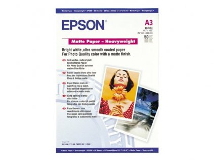 Epson Paper A3 Matte Heavyweight (50 listů) (C13S041261)