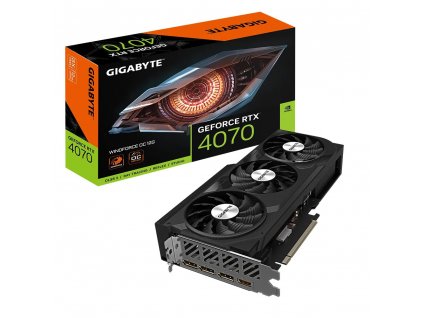 GIGABYTE GeForce RTX 4070 WindForce OC 12GB (GV-N4070WF3OC-12GD)