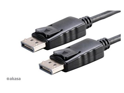 AKASA kabel DisplayPort - DisplayPort, 2m (AK-CBDP01-20BK)