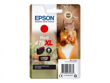 Epson 478XL Claria Photo HD Ink Red, červená - originální (C13T04F54010)