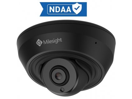 5mp vnitrni ir mini dome ndaa ai ip kamera objektiv 2 8mm mikrofon microsd poe splnuje ndaa cerna