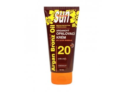 Sun Vital opalovací krém s BIO arganovým olejem SPF 20 (230102)