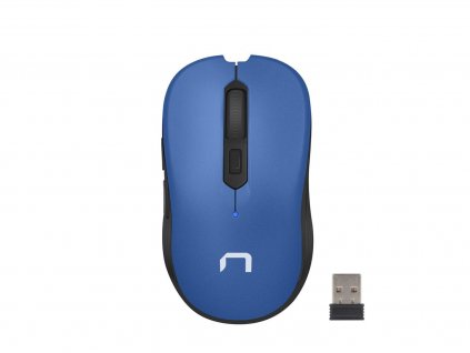 Natec bezdrátová optická myš Robin 1600 DPI, modrá (NMY-0916)