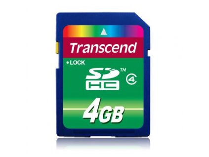 Transcend Secure Digital SDHC SD2.0 4GB Class4 (TS4GSDHC4)