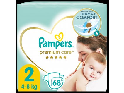 Pampers Premium Care Plenky Velikost 2, 4kg-8kg, 68ks (8001841104874)