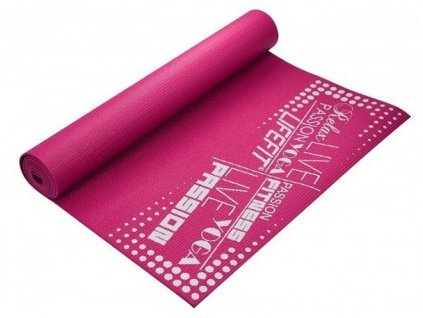 LifeFit Slimfit, 173x61x0,4cm, světle růžová gymnastická podložka (F-MAT-A01-03)