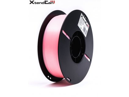 XtendLAN PLA filament 1,75mm svítící růžový 1kg (3DF-LPLA1.75-PK 1kg)