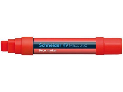 SCHNEIDER Křídový popisovač "Maxx 260", červená, 2-15mm, tekutý