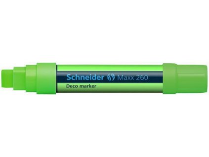 SCHNEIDER Křídový popisovač "Maxx 260", světle zelená, 2-15mm, tekutý (TSC260VZ)