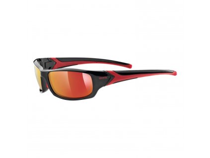 Uvex Sportstyle 211, Black/mir red (00043780)