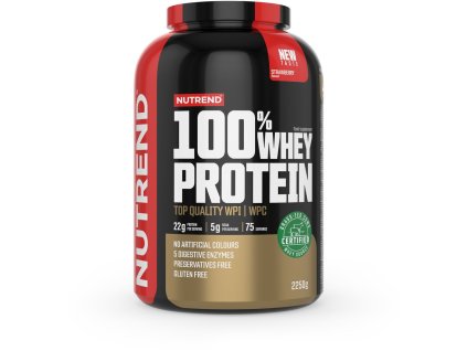 Nutrend 100% WHEY protein 2250 g, jahoda (VS-032-2250-JH)