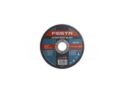 Festa Kotouč na kov řezný O 180 x 2.5 x 22,2 mm (122222)