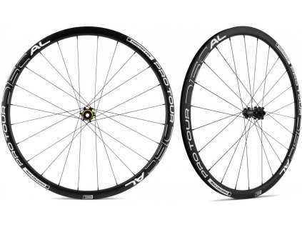 Zapletená kola silniční PROTOTYPE Pro Tour Disc AL White - 100/142 - ořech XDR (P74.23.009+P74.23.003)