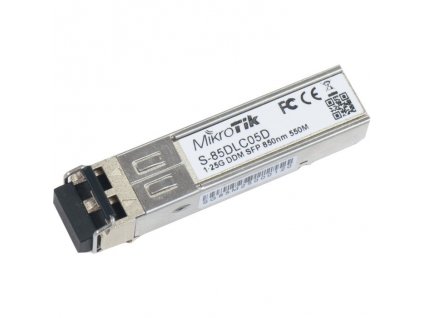 MIKROTIK SFP optický modul S-85DLC05D,MM,550m,1.25G,850nm (S-85DLC05D)