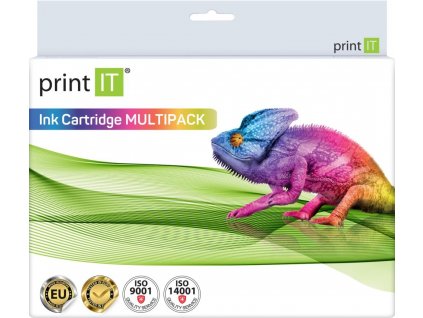 Print IT sada 301XL BK + 301XL Color pro tiskárny HP (PI-952)