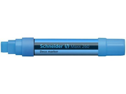 SCHNEIDER Křídový popisovač "Maxx 260", světle modrá, 2-15mm, tekutý (TSC260VK)
