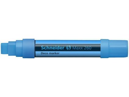 SCHNEIDER Křídový popisovač "Maxx 260", světle modrá, 2-15mm, tekutý
