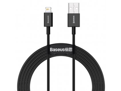 Baseus Superior Series rychlonabíjecí kabel USB/Lightning 2.4A 1m černá (CALYS-A01)