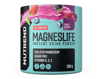 Nutrend MAGNESLIFE INSTANT DRINK POWDER 300 g, lesní plody (VS-118-300-LP)