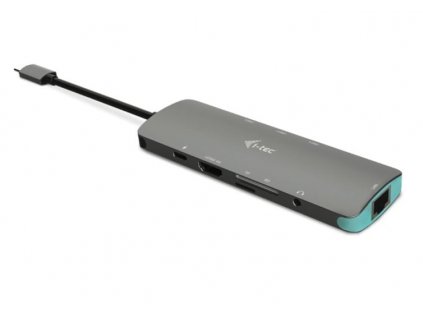 I-TEC USB-C Metal Nano Docking Station 4K HDMI LAN + Power Delivery 100W (C31NANODOCKLANPD)