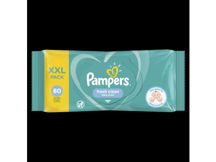 Pampers Fresh Clean Dětské Čisticí Ubrousky 80ks