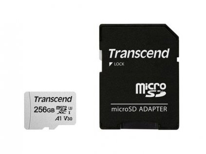 Transcend microSDXC 300S 256GB + adaptér (TS256GUSD300S-A)