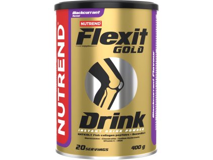 Nutrend FLEXIT GOLD DRINK 400 g, černý rybíz (VS-068-400-ČR)