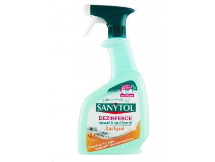 Sanytol dezinfekce odmašťující čistič kuchyně 500ml
