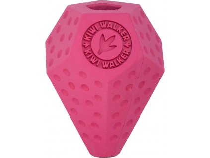 Kiwi Walker Gumová hračka DIABALL s dírou na pamlsky, Mini 8cm, Růžová