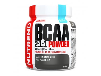 Nutrend BCAA 2:1:1 POWDER 400 g, modrá malina (VS-115-400-MMA)