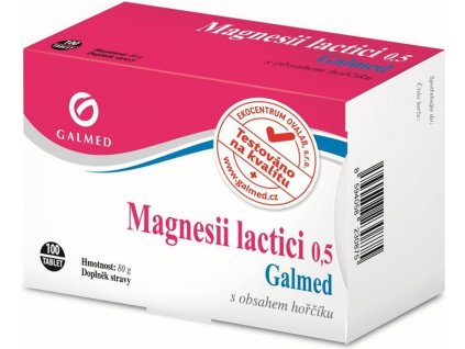 GALMED Magnesii lactici 0,5 g, 100 tbl