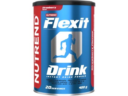 Nutrend FLEXIT DRINK 400 g, jahoda (VS-015-400-JH)