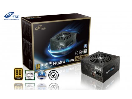 FSP HYDRO G 650 PRO, 80PLUS GOLD, 650W, modular (PPA6505001)