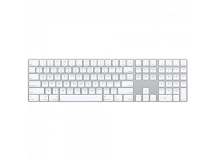 Apple Magic Keyboard with Numeric Keypad Silver- CZ (mq052cz/a)