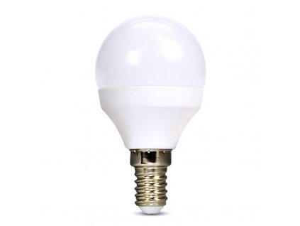 Solight LED žárovka, miniglobe, 8W, E14, 3000K, 720lm, bílé provedení (WZ425-1)