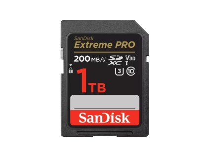 SanDisk Extreme PRO SDXC 1TB 200MB/s UHS-I U3 Class 10 (SDSDXXD-1T00-GN4IN)