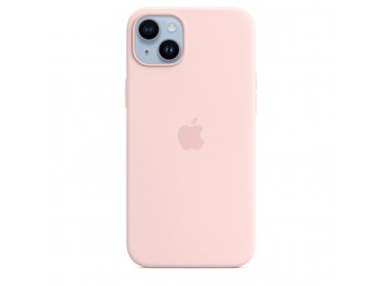 Apple iPhone silikonový kryt s MagSafe na iPhone 14 Plus, křídově růžový (mpt73zm/a)