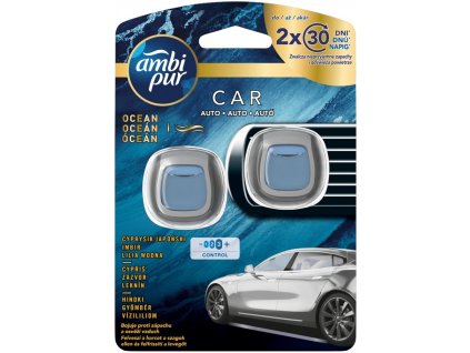 AmbiPur Car Osvěžovač Jaguar Ocean, 2 x 2 ml (8006540976777)