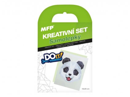 Kreativní set - samolepky panda (1042137)