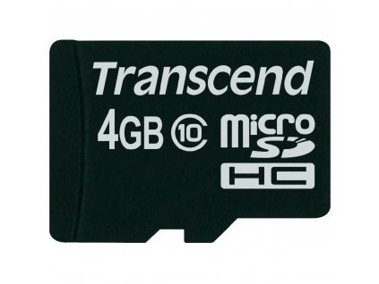 Transcend microSDHC 4GB Class10 (TS4GUSDC10) (TS4GUSDC10)