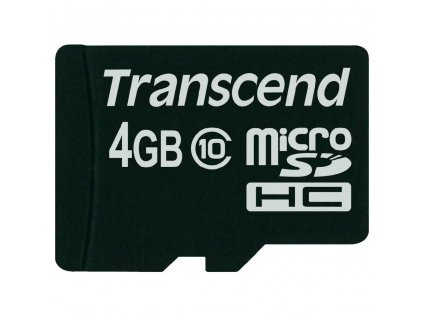Transcend microSDHC 4GB Class10 (TS4GUSDC10)