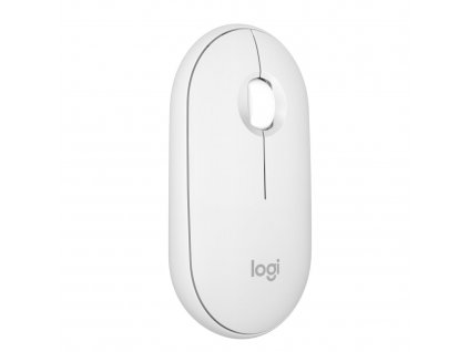 Logitech Wireless Pebble mouse 2, M350s, bílá (910-007013)