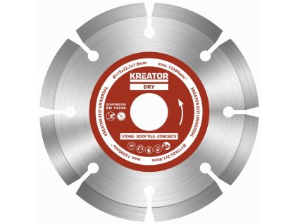 Kreator KRT080100 - Diamantový kotouč segmentový 115mm UNIVERZAL 3ks sada (KRT080100)