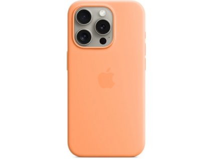Apple iPhone 15 Pro Silicone Case s MagSafe - Oran.Sorbet (MT1H3ZM/A)