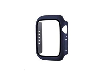 COTEetCI polykarbonátové pouzdro s ochranou displeje pro Apple Watch 45 mm modrá